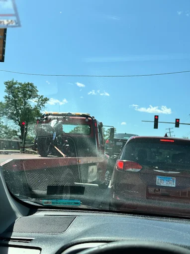 Tow truck service operation