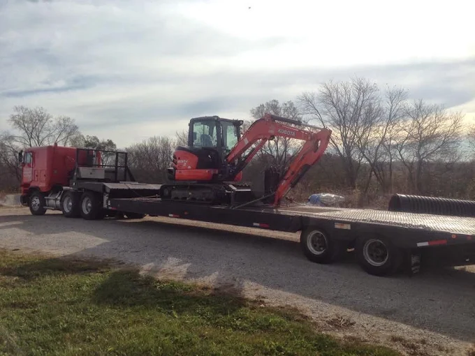 Professional tow truck operation